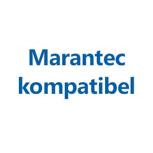 Weiße Fläche mit dem Text "Marantec kompatibel"