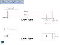 Schartec Move 1000 Speed mit K-Schiene und Notentriegelung für Sektionaltor