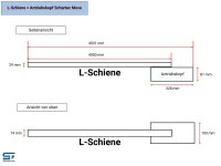 Schartec Move 600 mit L-Schiene und Notentriegelung für Schwingtor