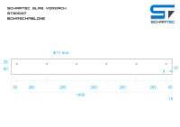 Schartec Glas-Vordach B1400 A