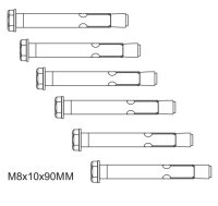 Betonanker Set (6 Stk.) 90 mm