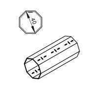 b-ware Schartec Rollladenwelle SW40 1m lang