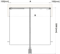 SCHARTEC PRO-Line 40 Sektionaltor 2750 x 2125 mm L-Sicke weiß