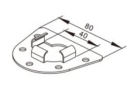 Schartec Lagerschale für Kugellager Rollladen SAL40