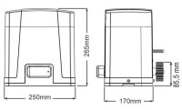 Schiebetorantrieb Schartec Jet 500 Komplett Set Serie 2