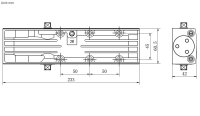 Schartec Türschließer D2024 für 25-85 kg