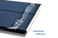 Sektionaltor Schartec Thermolux 40 M-Sicke in anthrazit 2375 x 2000 mit Antrieb