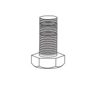 Schraube M8X45MM Vordach B1400