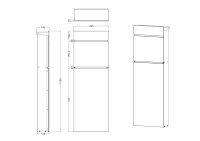 Schartec Holz Design Standbriefkasten SPB-9