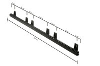 4 x Schartec Zahnstange 1 m für Schiebetorantriebe