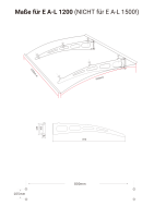 Schartec Aluminium-Vordach E A-L