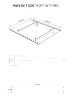 Schartec Aluminium-Vordach T1200 / T1400